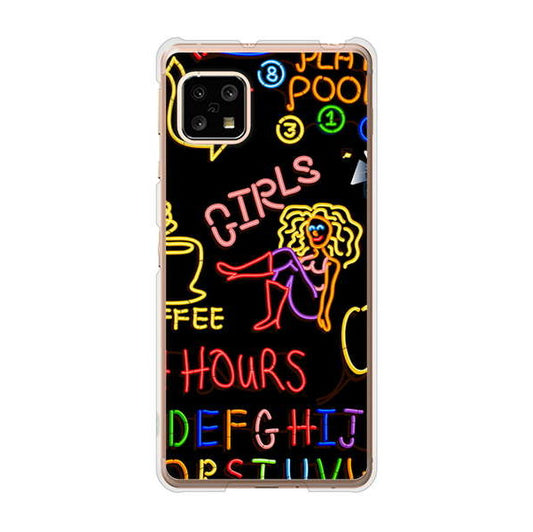 AQUOS sense5G SHG03 au 284 カジノ ハードケース 背面印刷