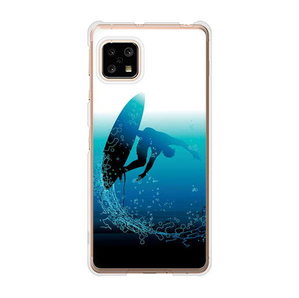 AQUOS sense5G SHG03 au 416 カットバック ハードケース 背面印刷