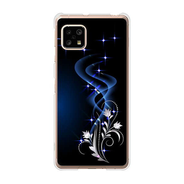 AQUOS sense5G SHG03 au 1278 華より昇る流れ ハードケース 背面印刷