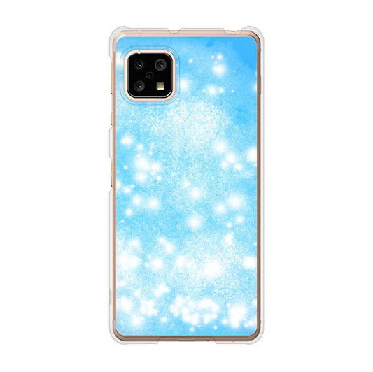 AQUOS sense5G SHG03 au パステルアート ハードケース 背面印刷