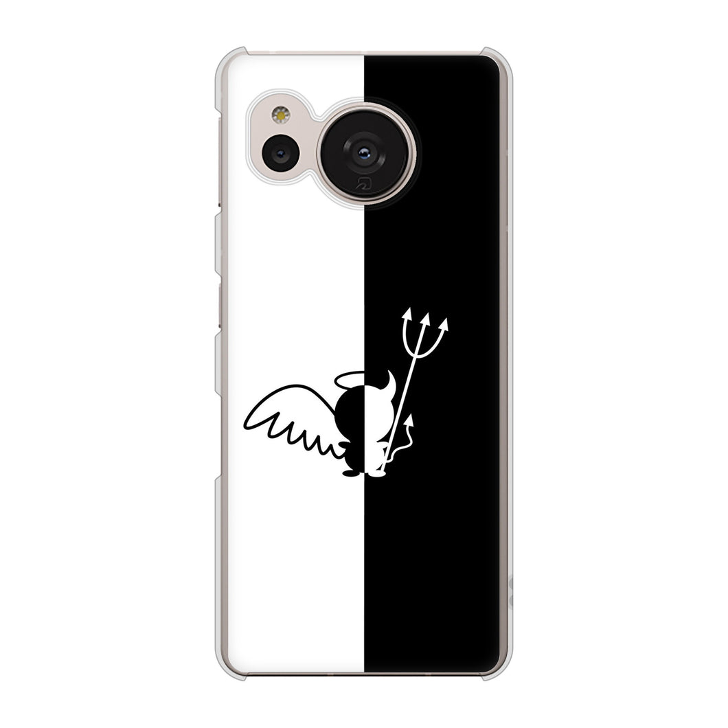 AQUOS sense7 SHG10 au 027 ハーフデビット ハードケース 背面印刷