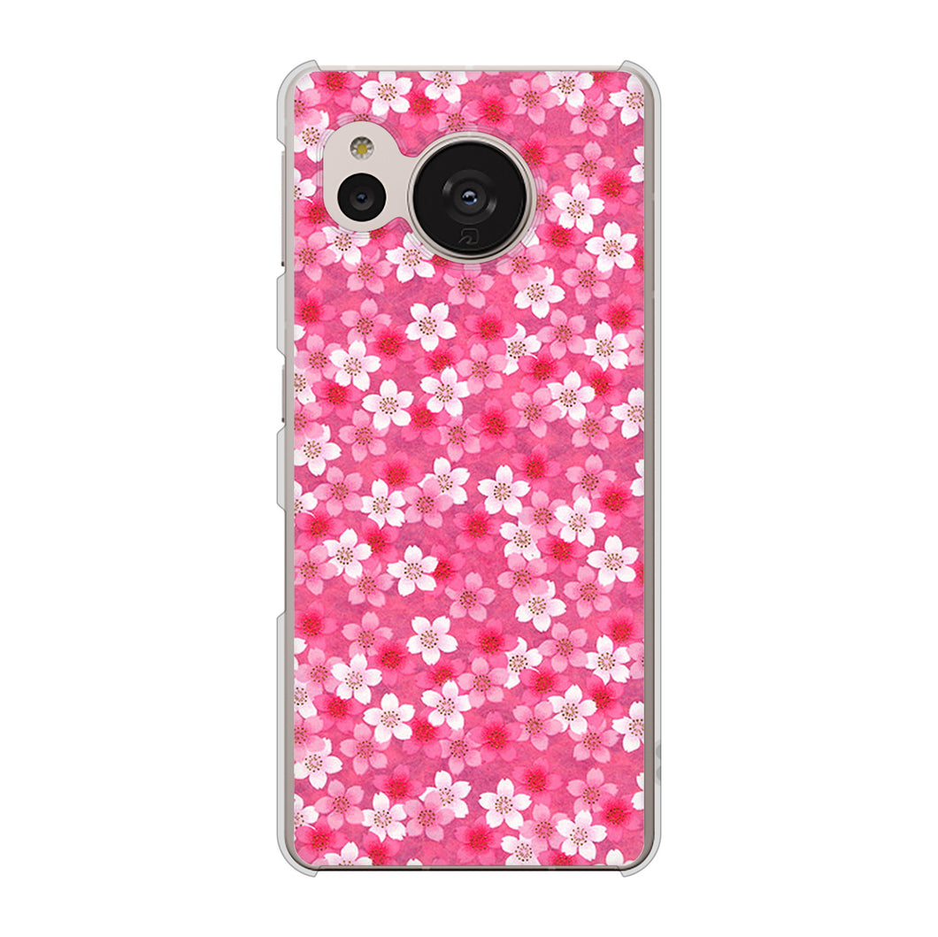 AQUOS sense7 SHG10 au 065 さくら ハードケース 背面印刷
