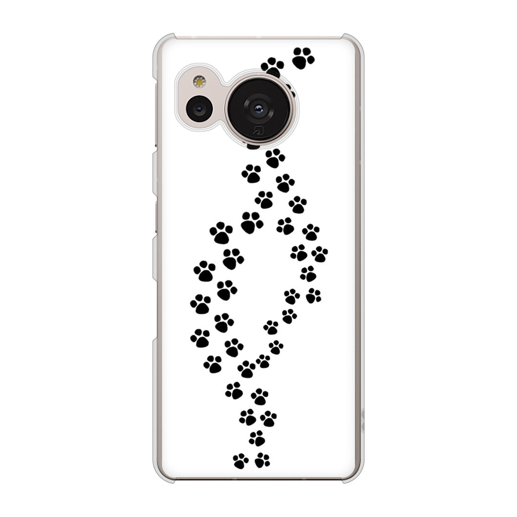 AQUOS sense7 SHG10 au 066 あしあと ハードケース 背面印刷