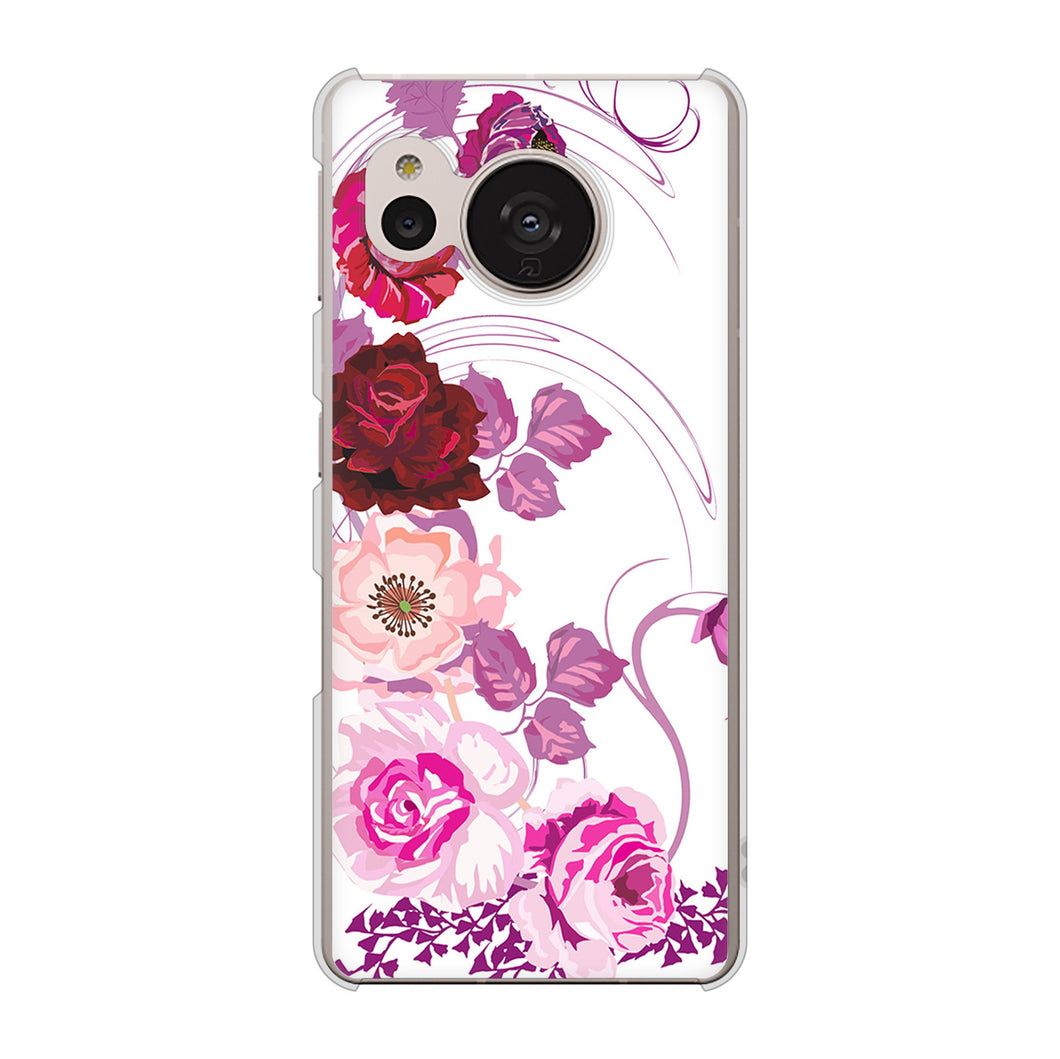 AQUOS sense7 SHG10 au 116 ６月のバラ ハードケース 背面印刷
