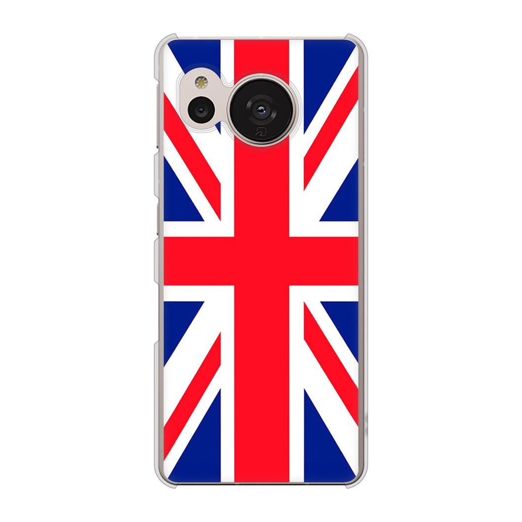 AQUOS sense7 SHG10 au 200 イギリス (ユニオン・ジャック） ハードケース 背面印刷