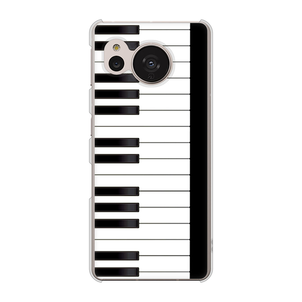 AQUOS sense7 SHG10 au 292 ピアノ ハードケース 背面印刷