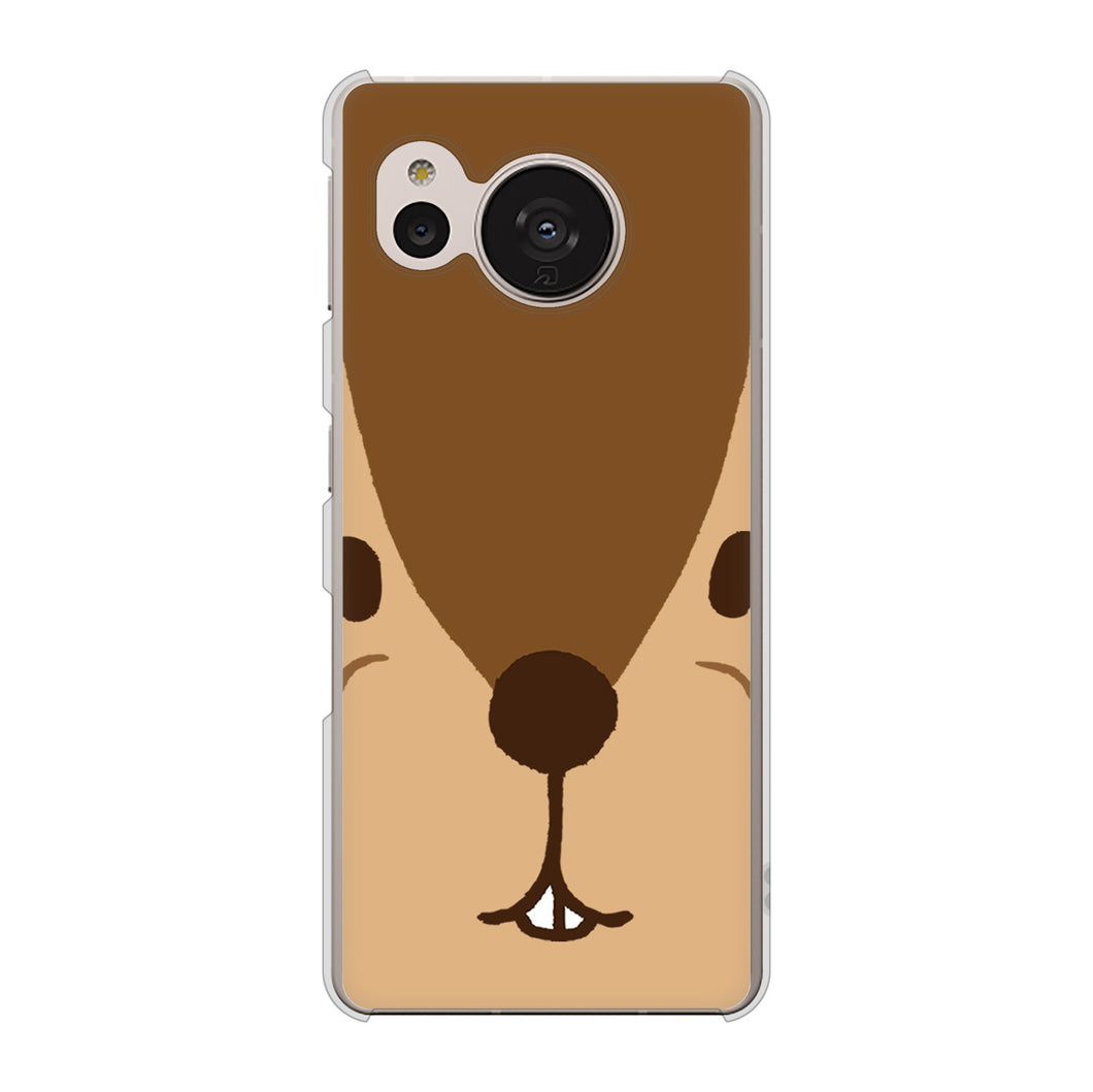AQUOS sense7 SHG10 au 349 りす ハードケース 背面印刷