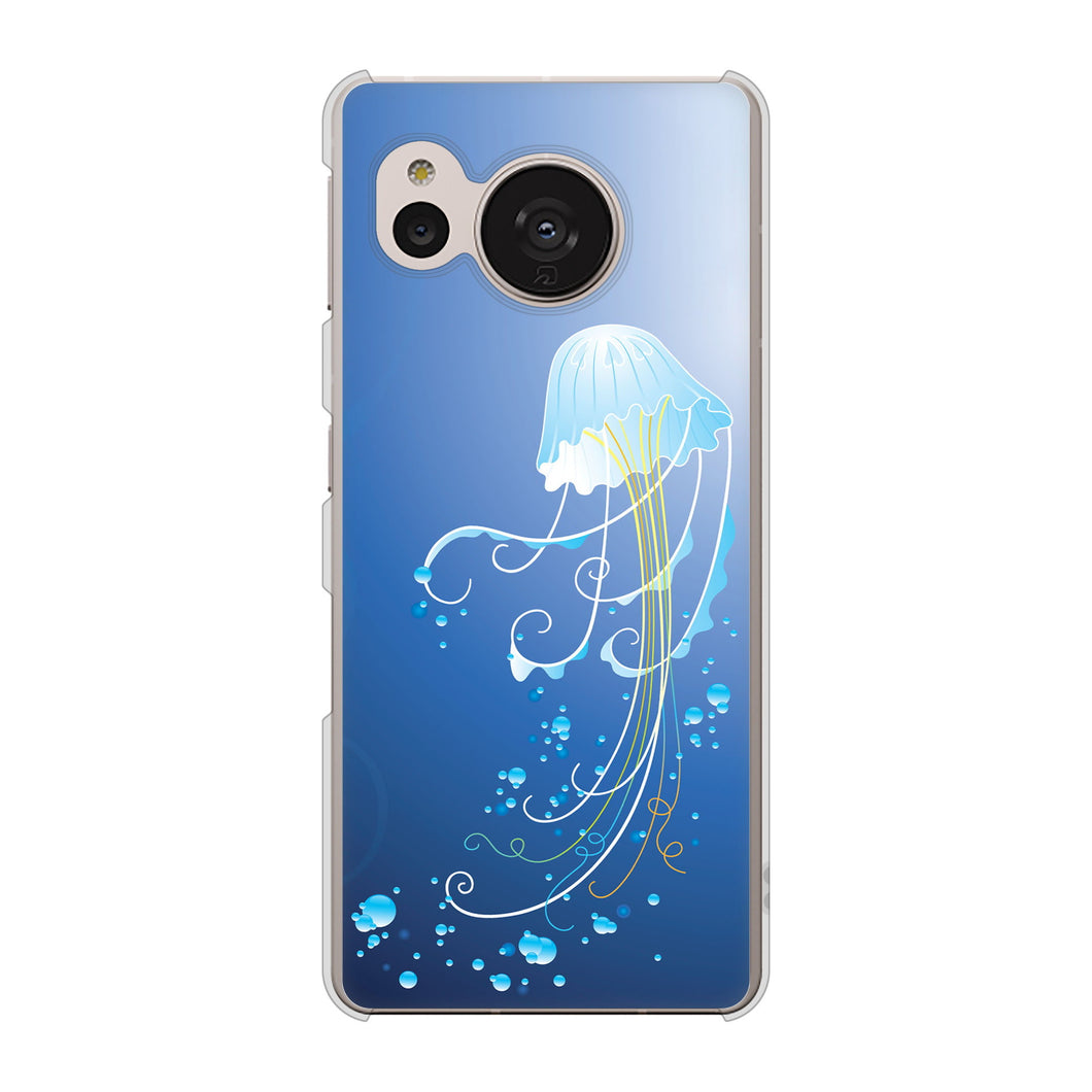 AQUOS sense7 SHG10 au 362 ジェリーフィシュ ハードケース 背面印刷