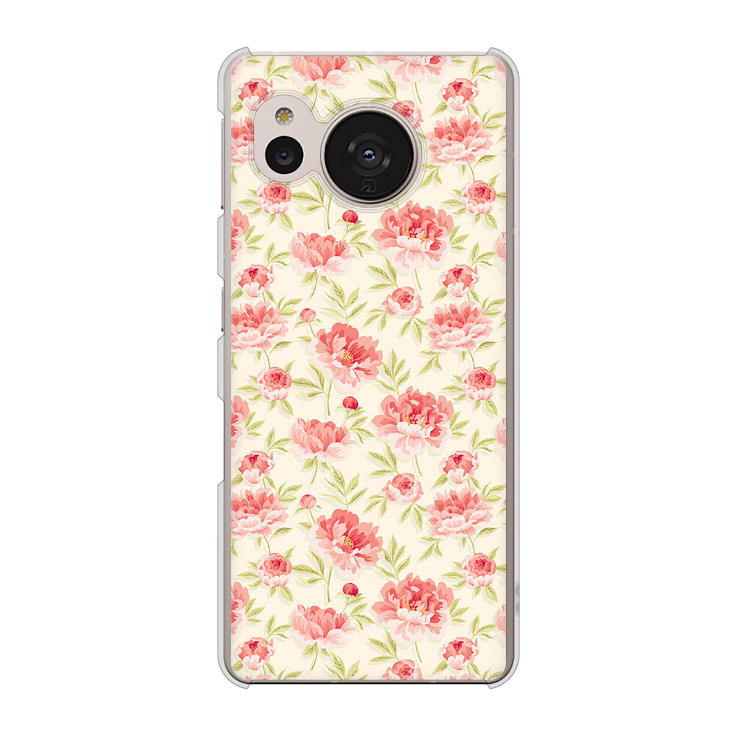 AQUOS sense7 SHG10 au 593 北欧の小花Ｓ ハードケース 背面印刷