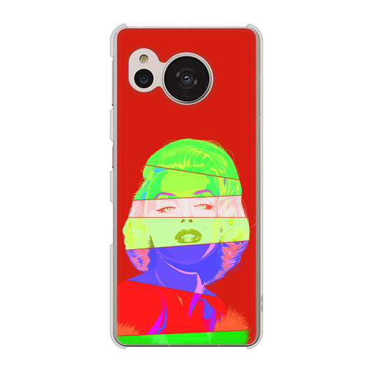 AQUOS sense7 SHG10 au YJ209 マリリンモンローデザイン（B） ハードケース 背面印刷