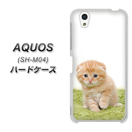 AQUOS SH-M04-A VA802 ネコこっそり ハードケース 背面印刷