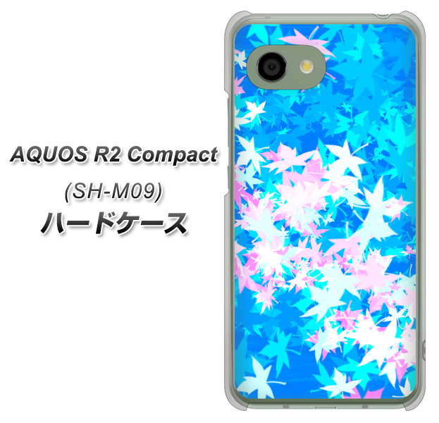 AQUOS R2 compact SH-M09 YJ290 デザインもみじ ハードケース 背面印刷