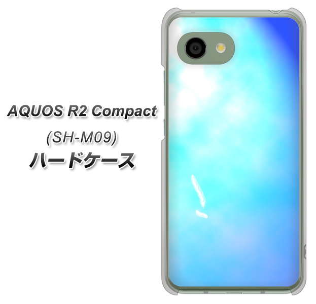 AQUOS R2 compact SH-M09 YJ291 デザイン 光 ハードケース 背面印刷