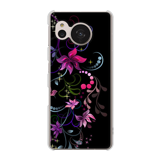 AQUOS sense7 SH-M24 楽天モバイル 263 闇に浮かぶ華 ハードケース 背面印刷
