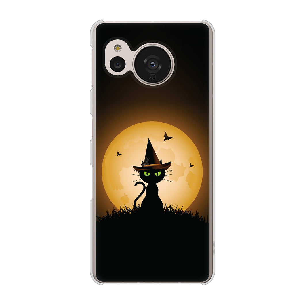 AQUOS sense7 SH-M24 楽天モバイル 440 猫の魔法使い ハードケース 背面印刷