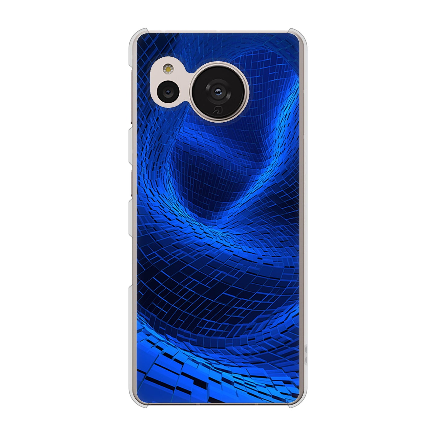 AQUOS sense7 SH-M24 楽天モバイル 高画質仕上げ 背面印刷 ハードケース【1302 ワープブルー】