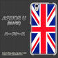 AQUOS U SHV37 au 200 イギリス (ユニオン・ジャック） ハードケース 背面印刷
