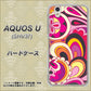 AQUOS U SHV37 au 586 ブローアップカラー ハードケース 背面印刷
