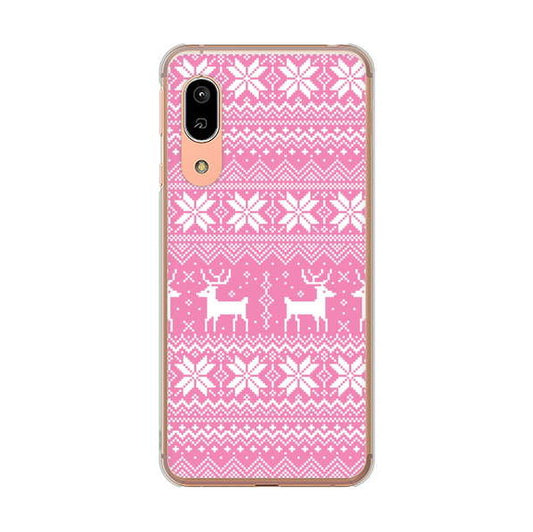 AQUOS sense3 SHV45 au 高画質仕上げ 背面印刷 ハードケース クリスマス