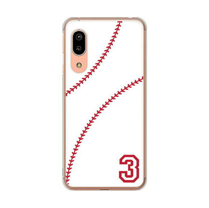 AQUOS sense3 SHV45 au baseball ハードケース 背面印刷