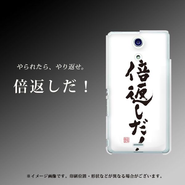 Xperia A SO-04E docomo OE842 倍返しだ！ ハードケース 背面印刷