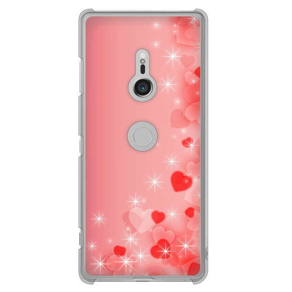 Xperia XZ3 SO-01L docomo 003 ハート色の夢 ハードケース 背面印刷