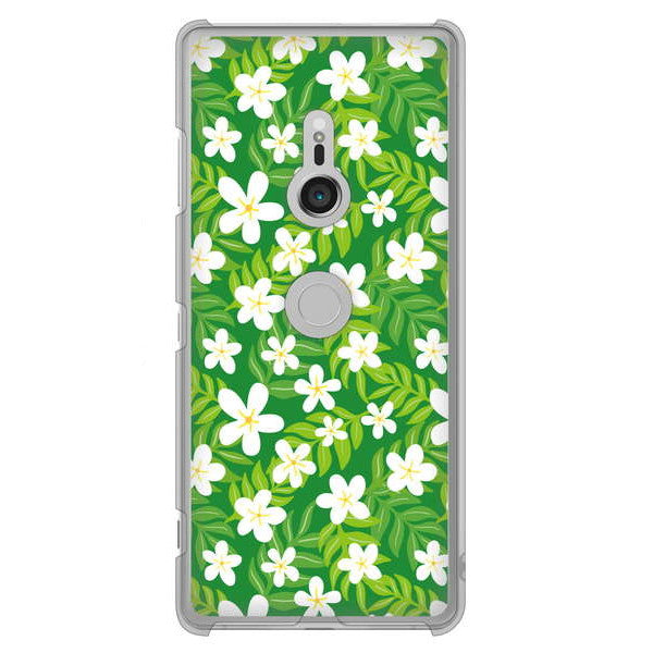 Xperia XZ3 SO-01L docomo 760 ジャスミンの花畑 ハードケース 背面印刷