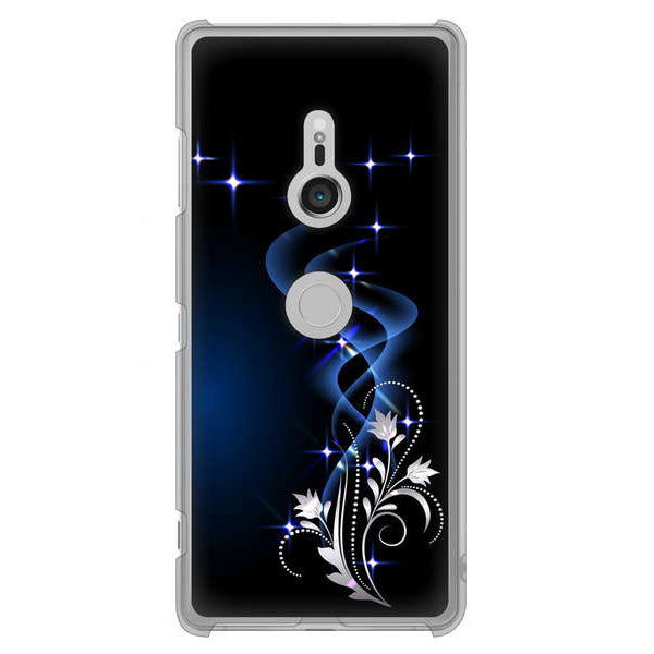Xperia XZ3 SO-01L docomo 1278 華より昇る流れ ハードケース 背面印刷