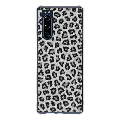 Xperia 5 SO-01M docomo ヒョウ柄ベーシックS ハードケース 背面印刷