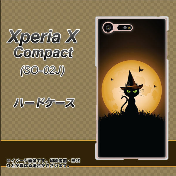 Xperia X Compact SO-02J docomo 440 猫の魔法使い ハードケース 背面印刷
