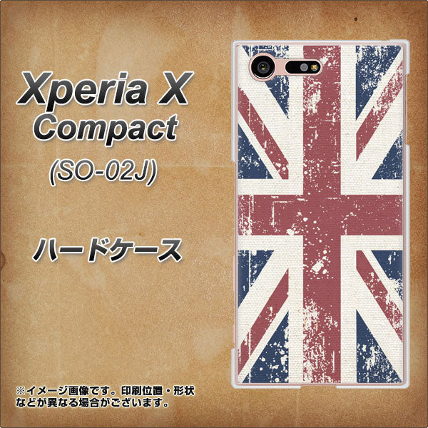 Xperia X Compact SO-02J docomo 506 ユニオンジャック ビンテージ ハードケース 背面印刷