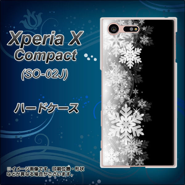 Xperia X Compact SO-02J docomo 603 白銀と闇 ハードケース 背面印刷