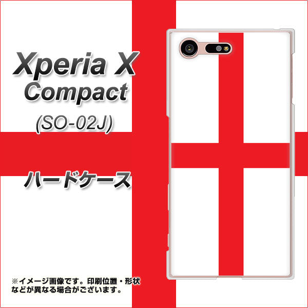 Xperia X Compact SO-02J docomo 677 イングランド ハードケース 背面印刷