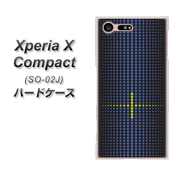 Xperia X Compact SO-02J docomo IB907 グラデーションドット ハードケース 背面印刷