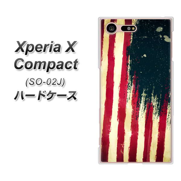 Xperia X Compact SO-02J docomo MI805 ヴィンテージアメリカ ハードケース 背面印刷