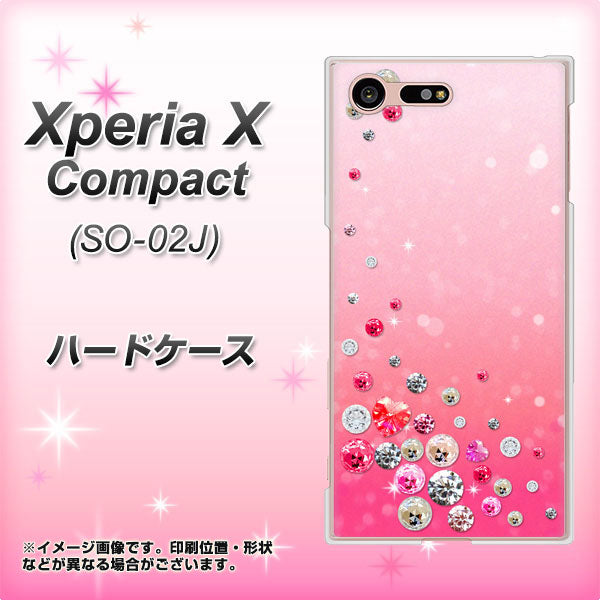 Xperia X Compact SO-02J docomo SC822 スワロデコ風プリント ハードケース 背面印刷