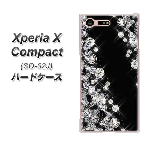Xperia X Compact SO-02J docomo VA871 ダイヤモンドフレーム ハードケース 背面印刷
