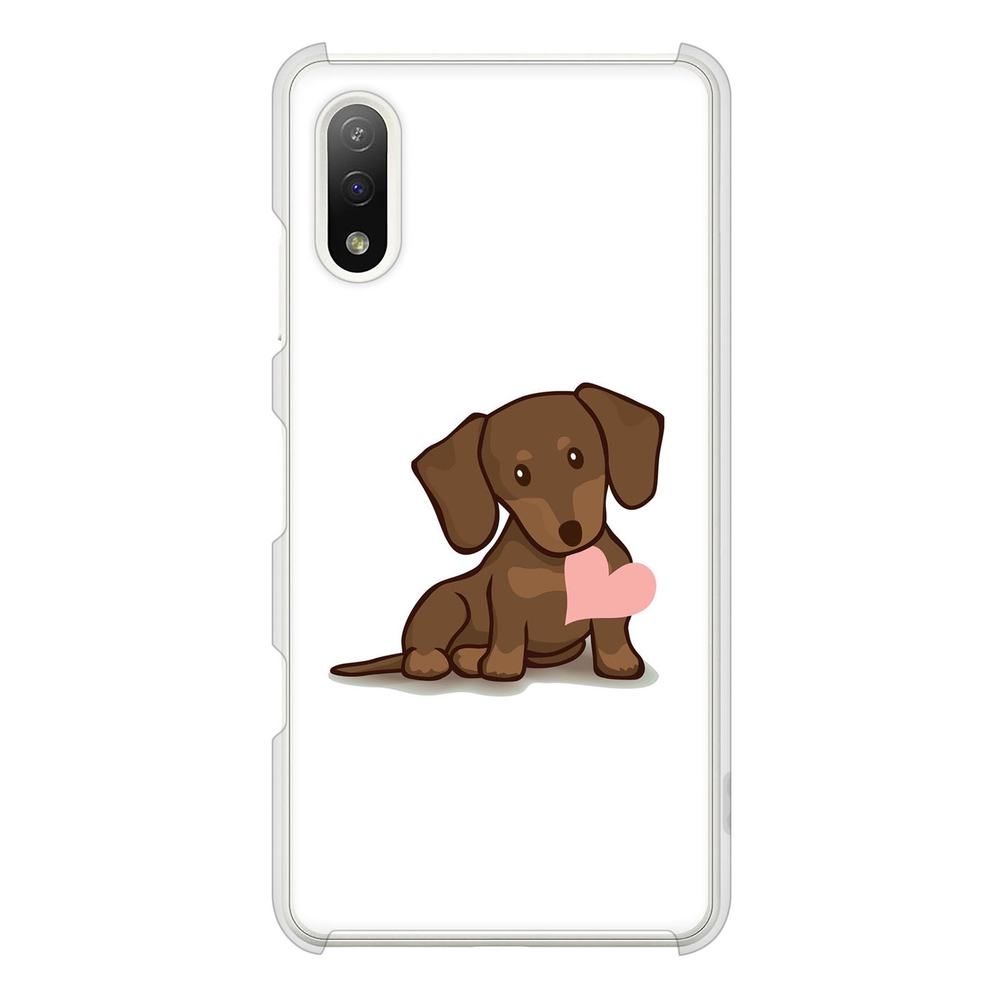 Xperia Ace II SO-41B docomo 394 I love ダックス ハードケース 背面印刷