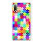 Xperia Ace II SO-41B docomo 727 カラフルパズル ハードケース 背面印刷
