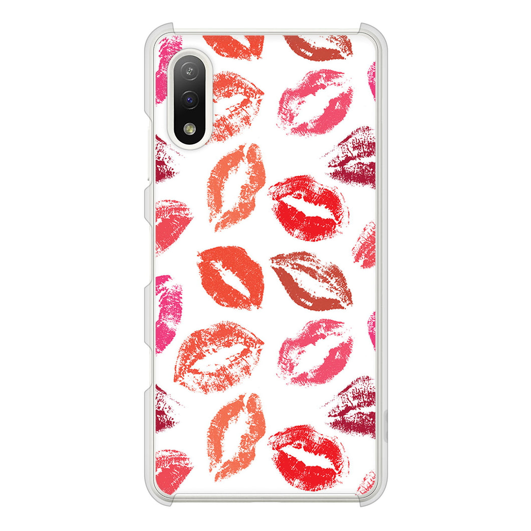 Xperia Ace II SO-41B docomo 734 キスkissキス ハードケース 背面印刷