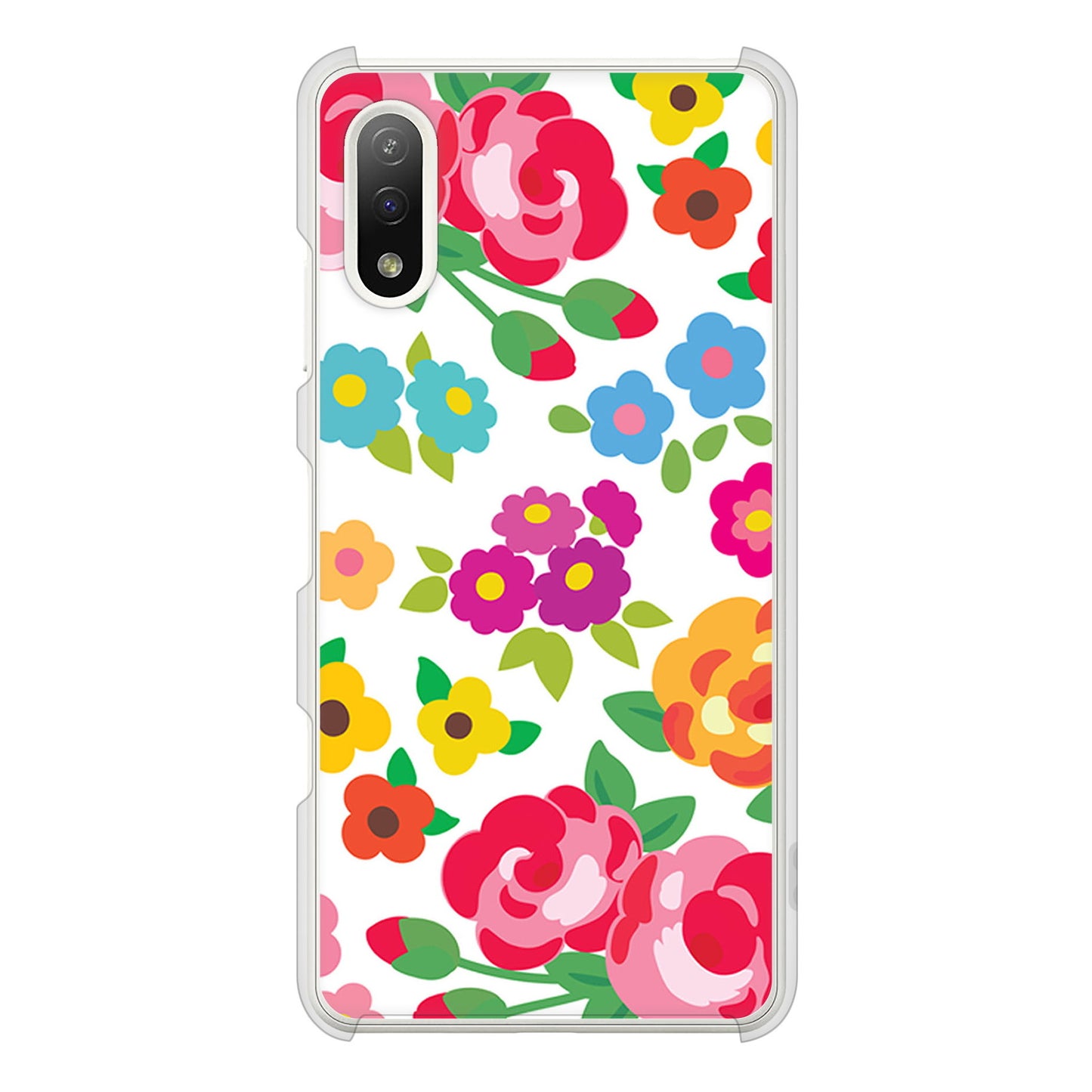 Xperia Ace II SO-41B docomo 776 5月のフラワーガーデン ハードケース 背面印刷