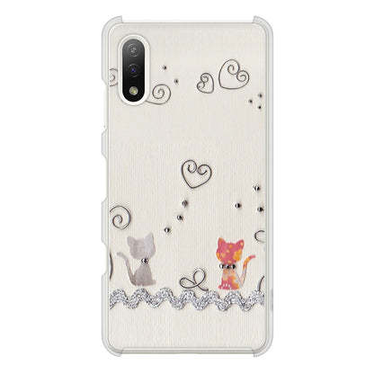Xperia Ace II SO-41B docomo クラフト写真ネコ ハードケース 背面印刷