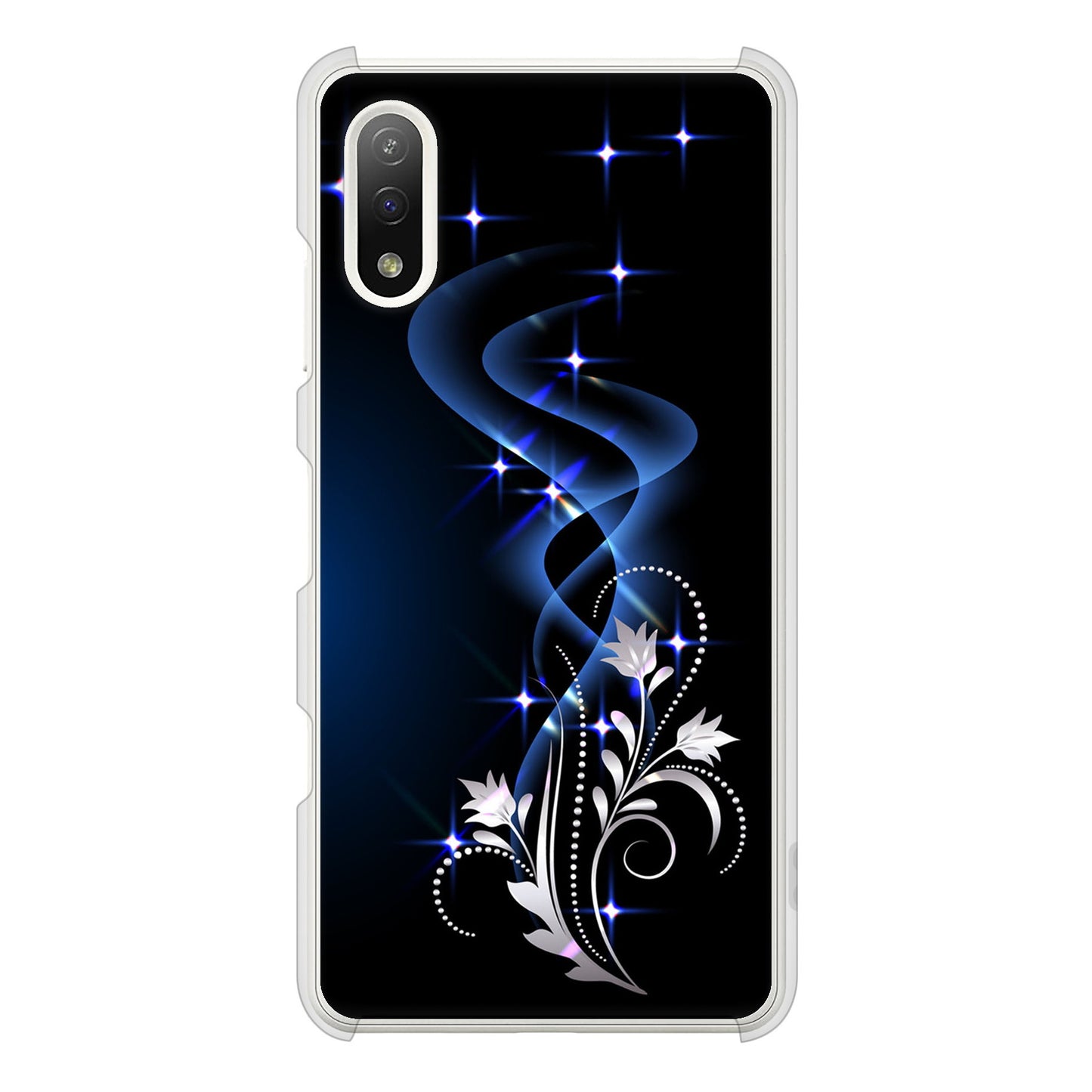 Xperia Ace II SO-41B docomo 1278 華より昇る流れ ハードケース 背面印刷
