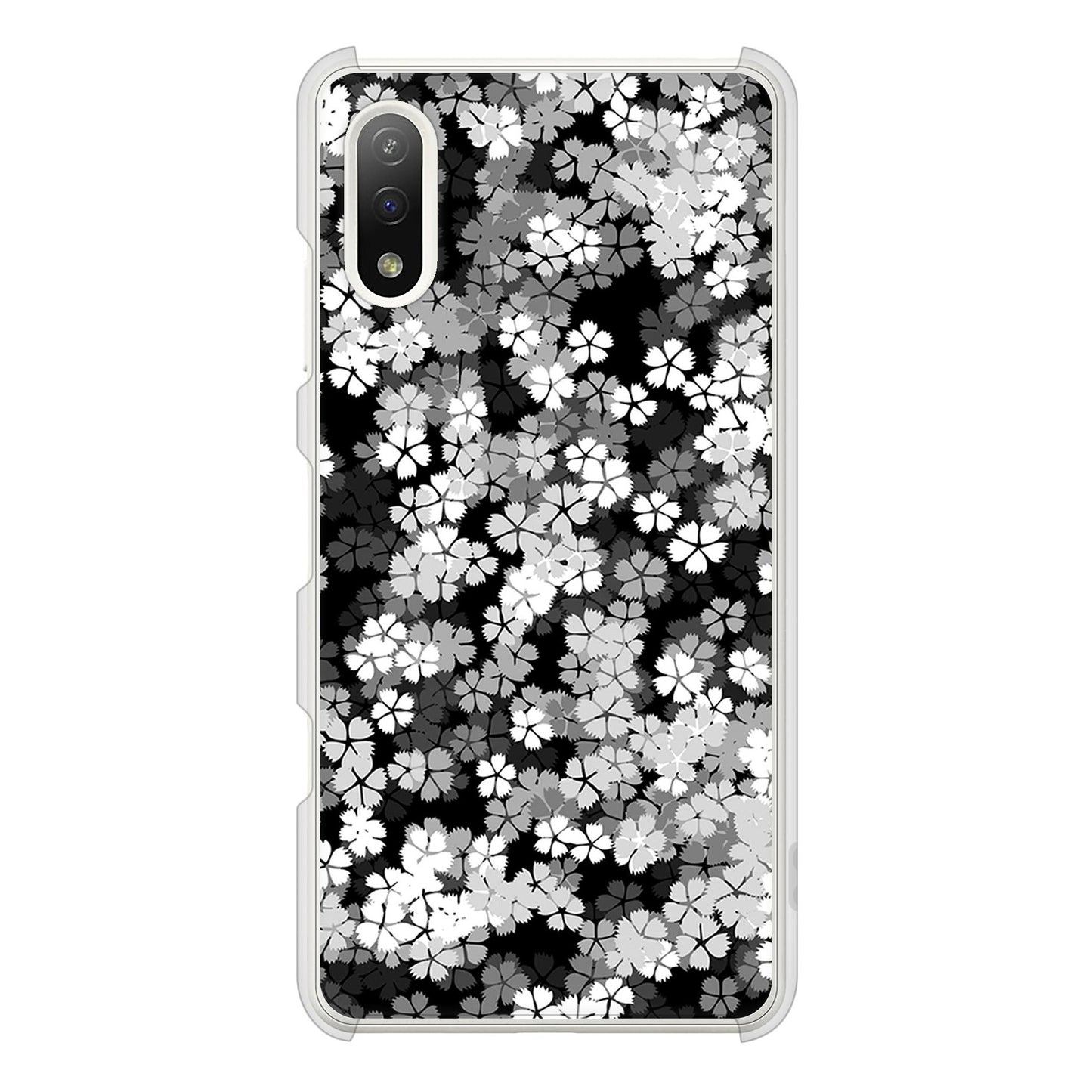 Xperia Ace II SO-41B docomo 1332 夜桜 ハードケース 背面印刷