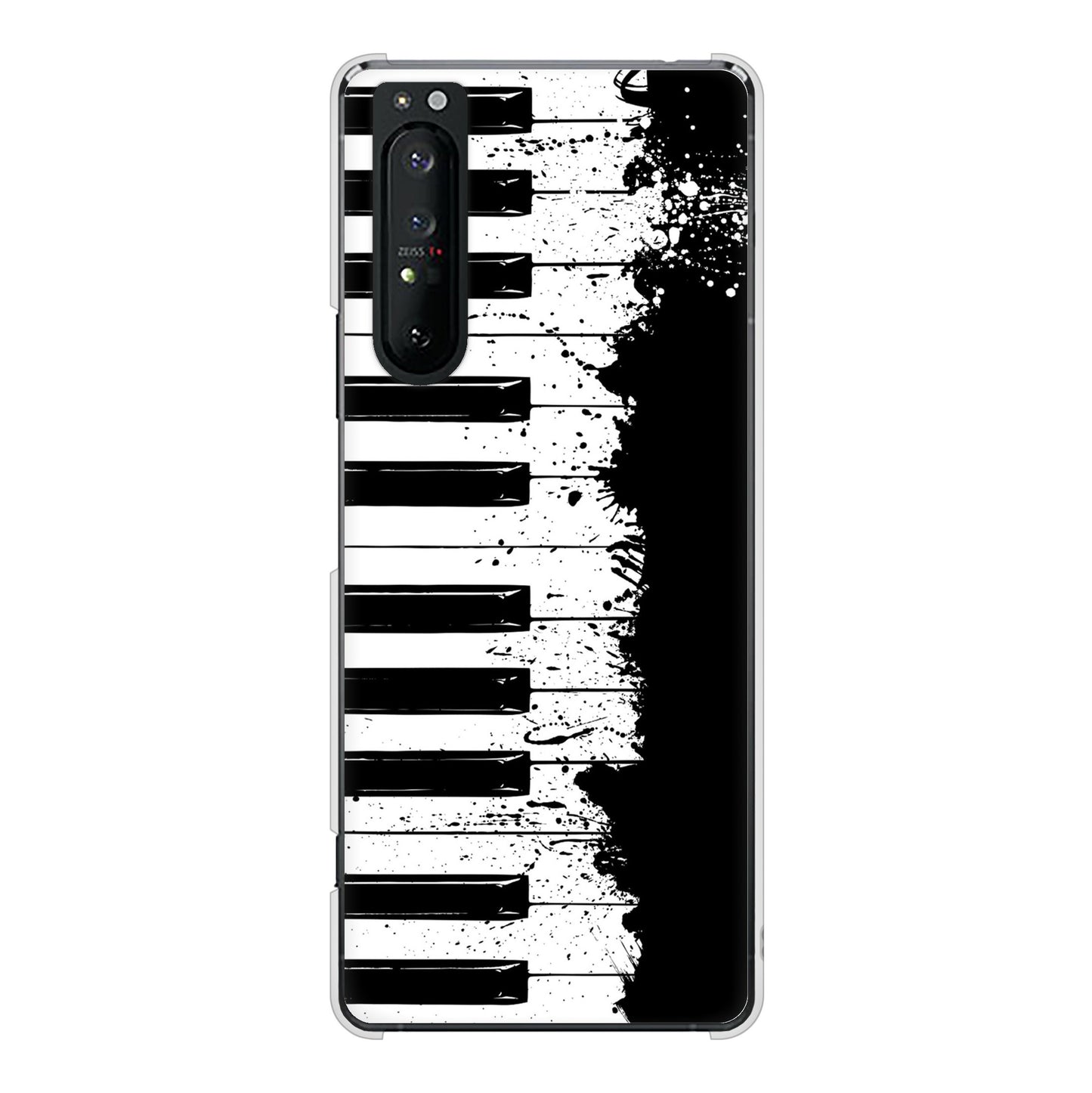 Xperia 1 II SO-51A docomo ピアノ ハードケース 背面印刷