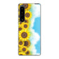 Xperia 1 V SO-51D docomo 高画質仕上げ 背面印刷 ハードケース 【148 ひまわり畑】