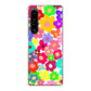 Xperia 1 V SO-51D docomo 高画質仕上げ 背面印刷 ハードケースルーズフラワー