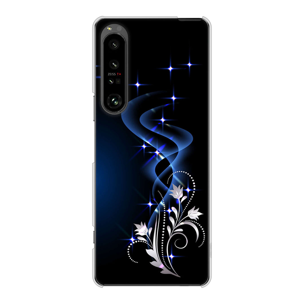 Xperia 1 V SO-51D docomo 1278 華より昇る流れ ハードケース 背面印刷