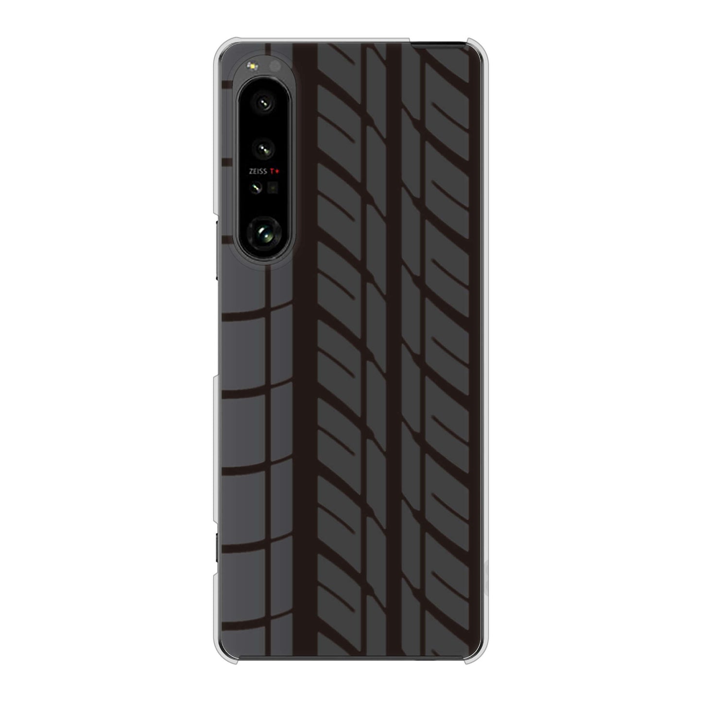 Xperia 1 V SO-51D docomo 高画質仕上げ 背面印刷 ハードケース 【IB931 タイヤ】
