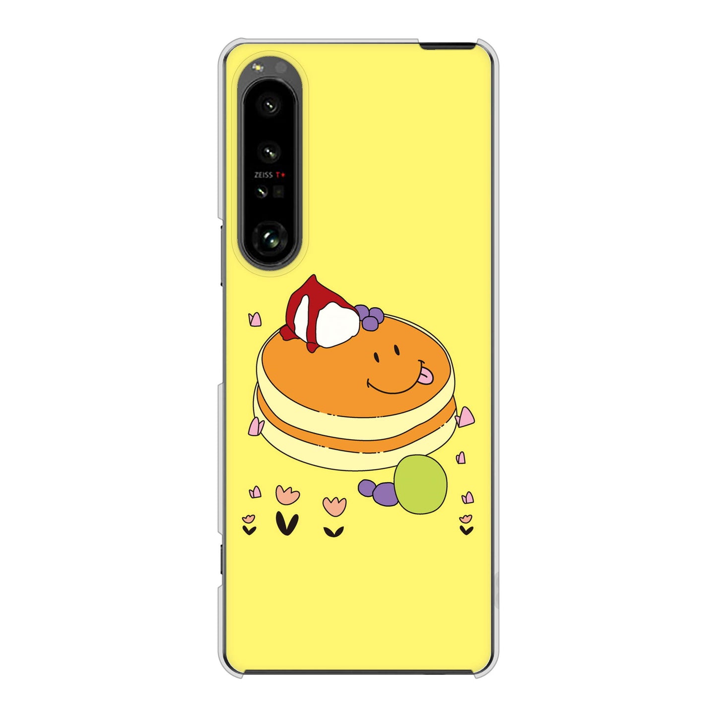Xperia 1 V SO-51D docomo 高画質仕上げ 背面印刷 ハードケーススイーツイラスト